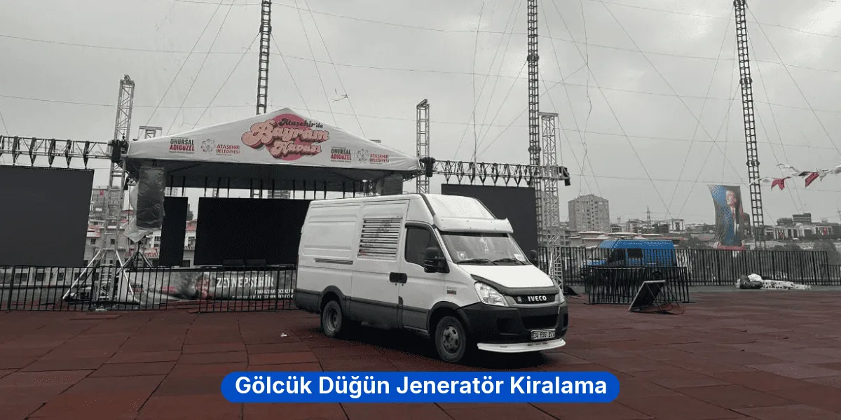 Gölcük Düğün Jeneratör Kiralama